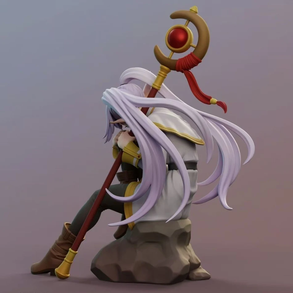 Frieren At The Funeral Super Kawaii PVC Statue - Cute Cartoon Action Figure Collectible
