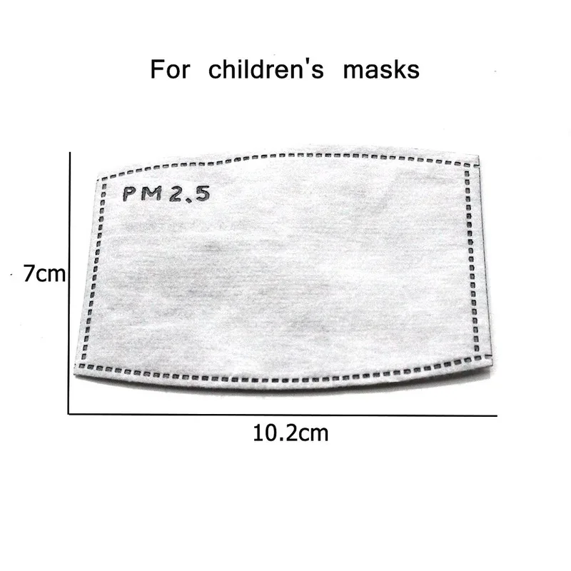 Children's Cartoon Bear Cotton Face Mask with PM2.5 Dust Protection and Reusable Activated Carbon Filter