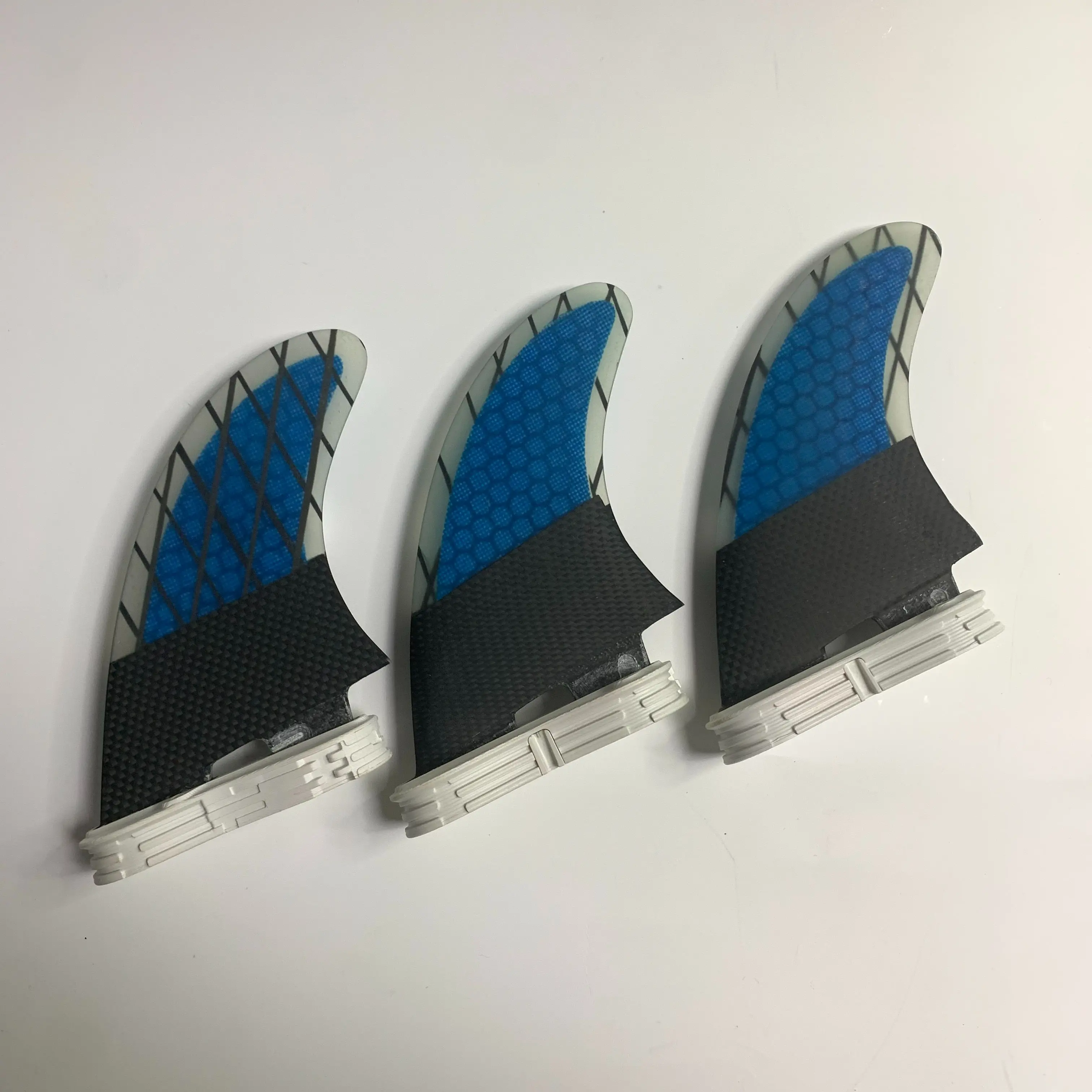 RISECE FCS 2 Honeycomb Surfboard Fin Click Tab Carbon Fiber G7/G5/G3 L/M/S Size Tri Fins 3PC/SET