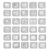 Animal Turtle Fish Bear Mouse Convex Italian Charm Link Fit 9mm Stainless Steel Bracelet For Wamon Man DIY Jewelry Making Beads 1