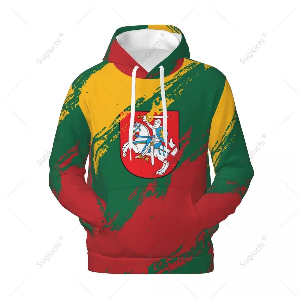 

Unisex Lithuania Flag Color Hoodie 3D Men Women Harajuku Sweatshirt Pullover Hoodies Polyester Casual