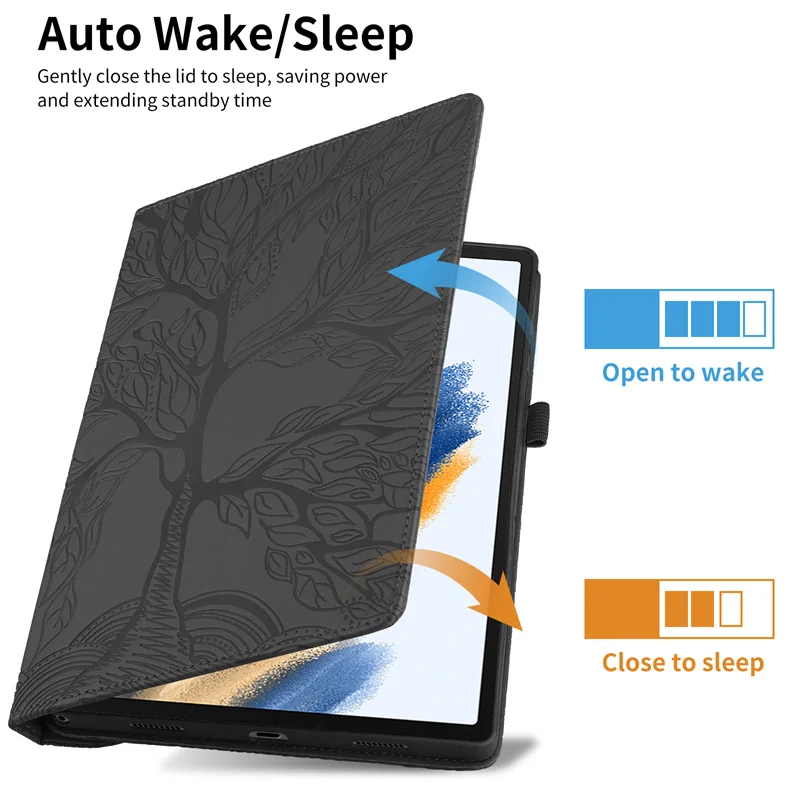 Premium 360 Rotating PU Leather Folio Stand Case