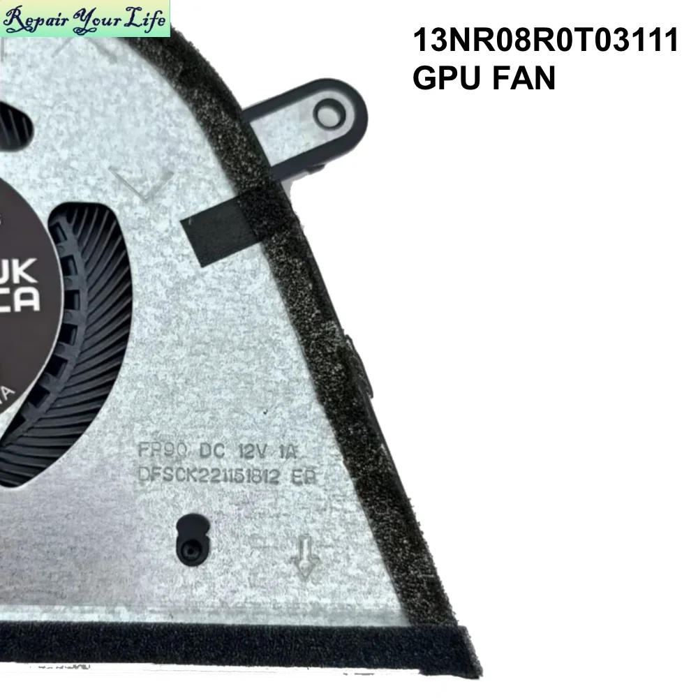 CPU GPU Cooling Fans for Asus ROG Zephyrus M16 GU603 GU603ZM GU603ZE ZW GU603ZX Laptop Cooler Fan 13NR08R0T02111 13NR08R0T03111 cooling fan