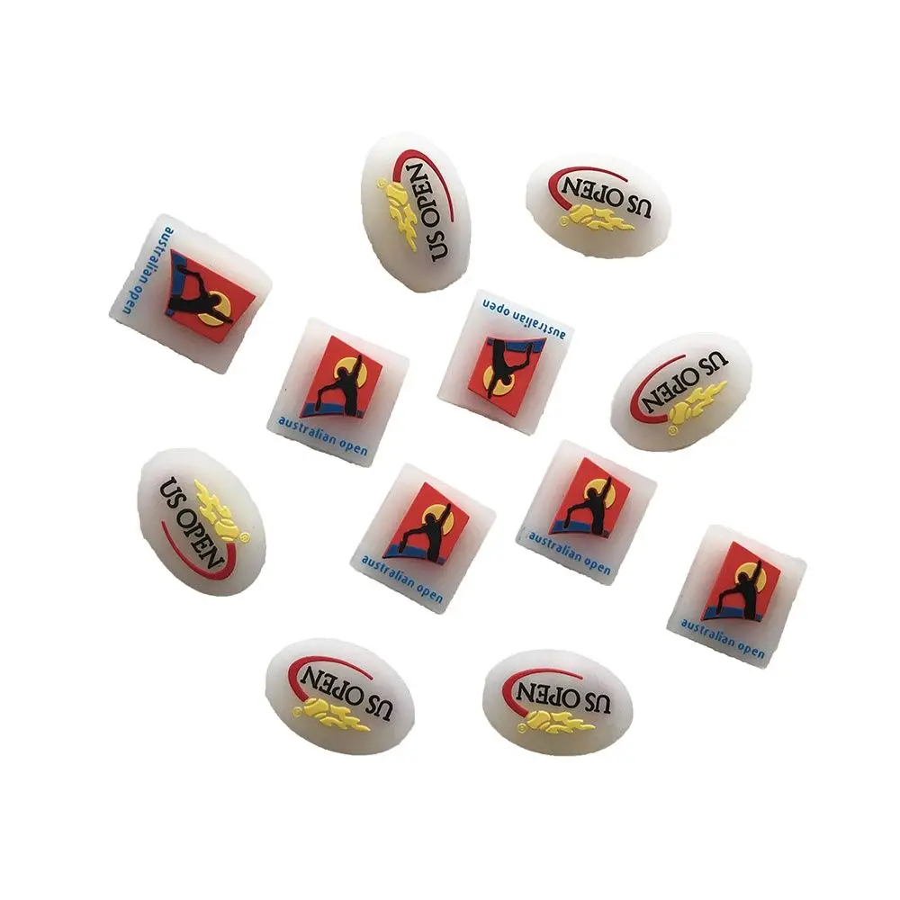 10pcs US/AUS Open Silicone Tennis Damper Shock Absorber to Reduce Tenis Racquet Vibration Dampeners