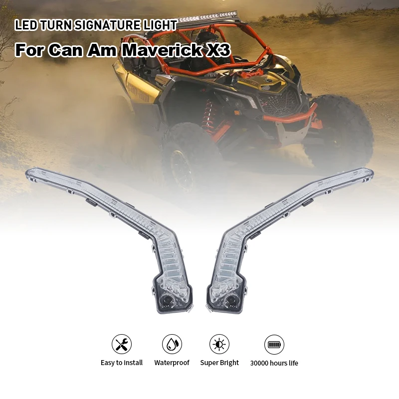

Для Can Am Maverick X3 XDS XRS левая передняя Подпись водителя светильник Новинка 710004994