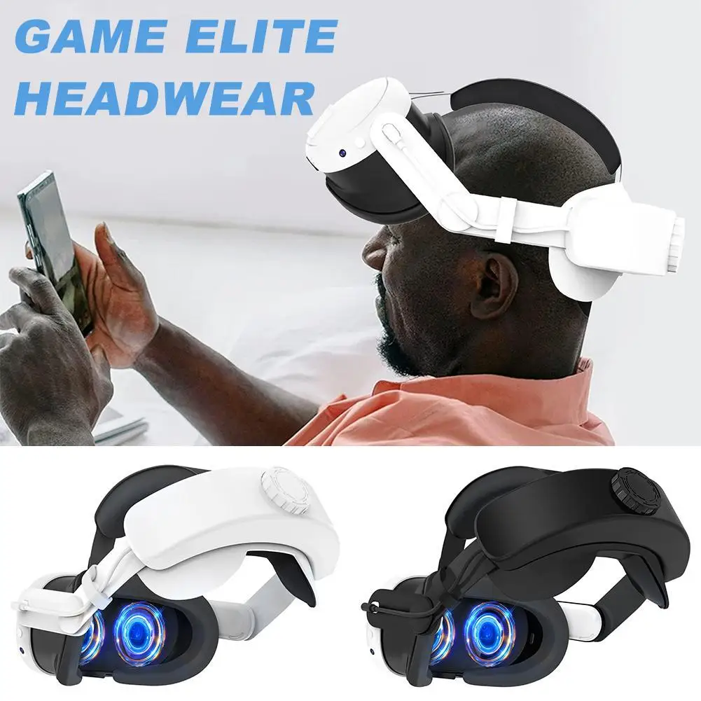 

Регулируемый ремешок для головы для Meta Quest 3, Очки виртуальной реальности, аккумулятор 6400 мАч, игровые Элитные головные уборы для мета-квеста 3, умные аксессуары