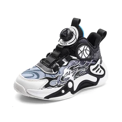 Children's Breathable Mesh Fashion Sneakers - Casual Sports Shoes with New Design 2025 - 30 (Black)