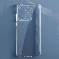 Transparent TPU Silicone Phone Case - Clear Soft Protective Back Cover for OnePlus 15 (Clear)