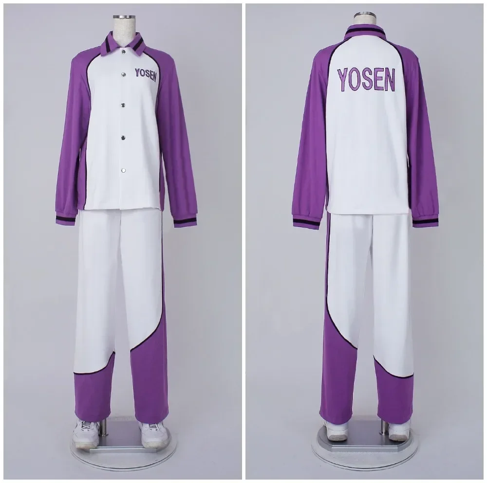 Kuroko No Basketball (Kuroko'S Basketball) Yousen High School Atsushi  Murasakibara Long Sleeve Jersey Cosplay Costume - AliExpress, image size:1000x993
