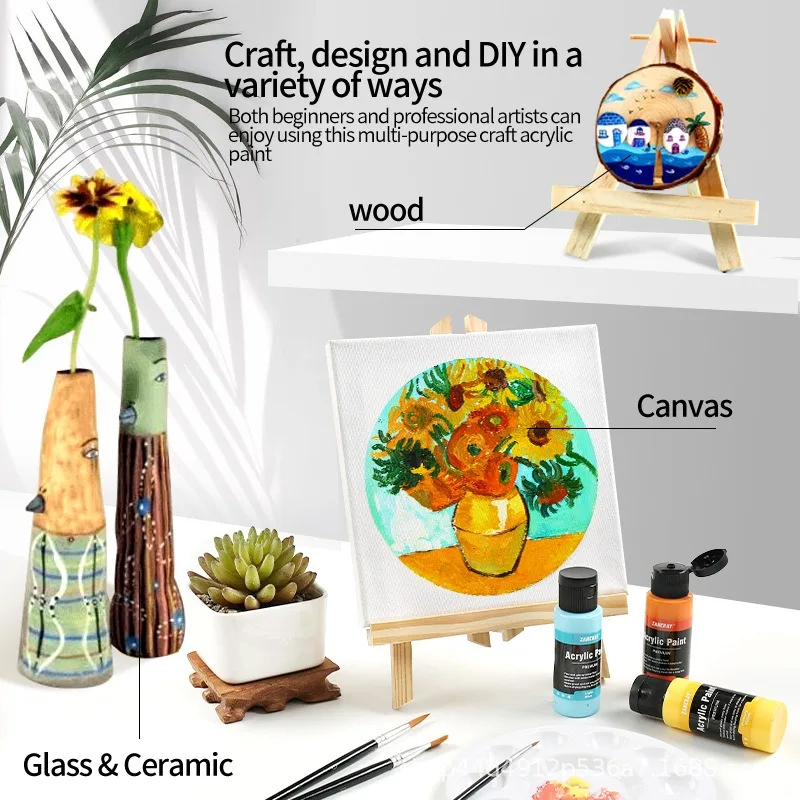 Acrylic Pigment Paint Set 4