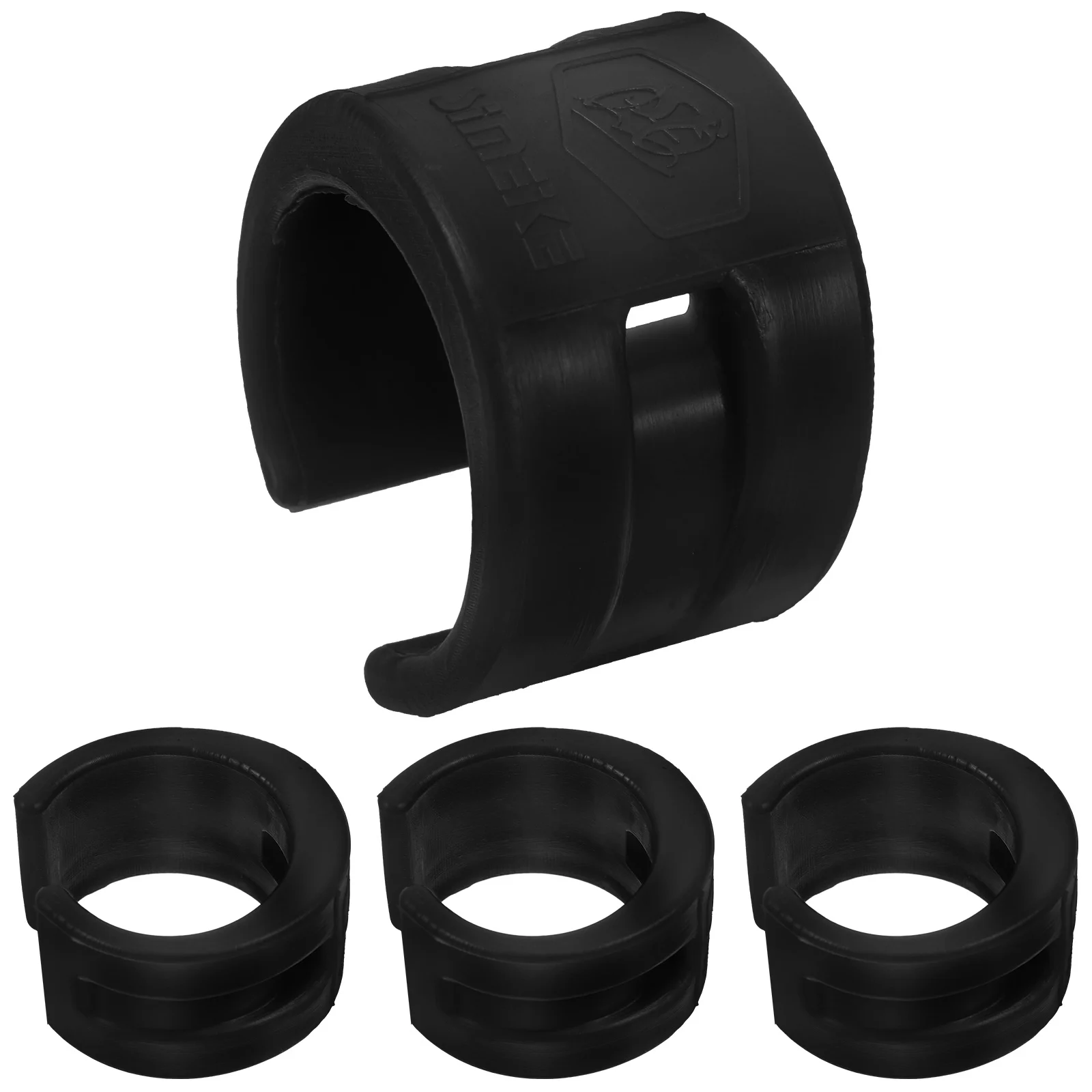 

4 Pcs Chain Protection Ring Bike Guards Rubber Protective Rings Protector Mtb Chains Accessory Anti-collision Stay