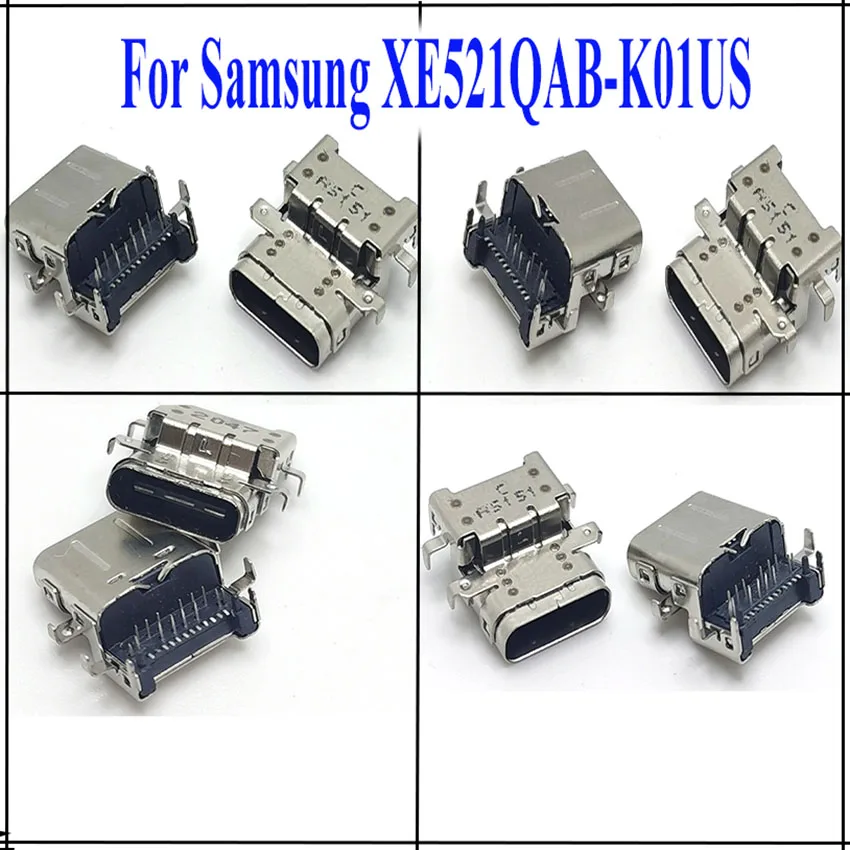 1-10Pcs  USB Type C Type-C DC Power Jack Port Charger Connector For Samsung XE521QAB-K01US 10pcs charger usb charging dock port connector for samsung galaxy a8plus 2018 a8 plus a8 a730 a730f a530 a530f type c jack plug
