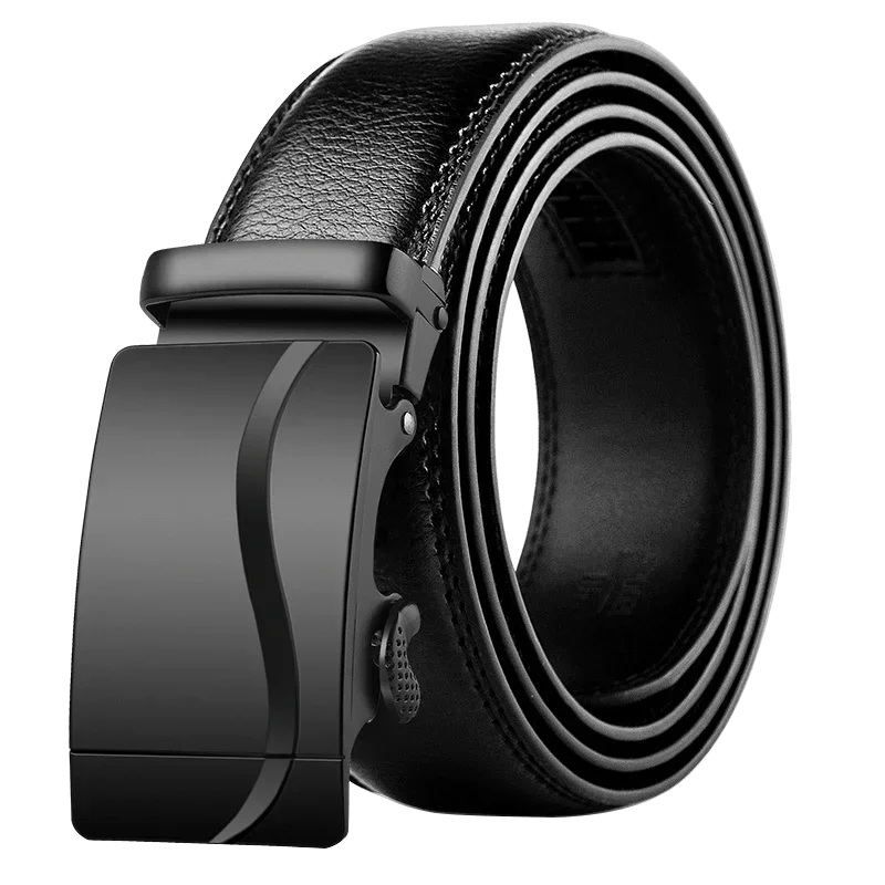 

High Quality Plus Size PU Leather Belt Metal Alloy Automatic Buckle Brand Luxury Design Waist Belts for Men Strap Male 2023