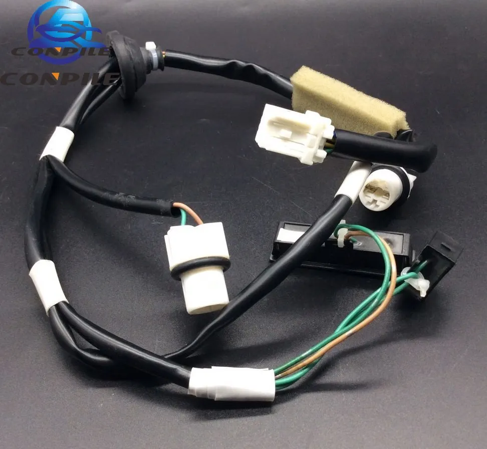 

Для 2008-13 старого nissan x-trail MX6 для задней двери Крышка двойной переключатель отделка ручка кнопка багажника кабель основания