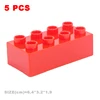 MOC Big Building Blocks Compatible With Duploes Base Bricks Thick Thin Square Assemble Children's DIY Educational Creative Toys 4