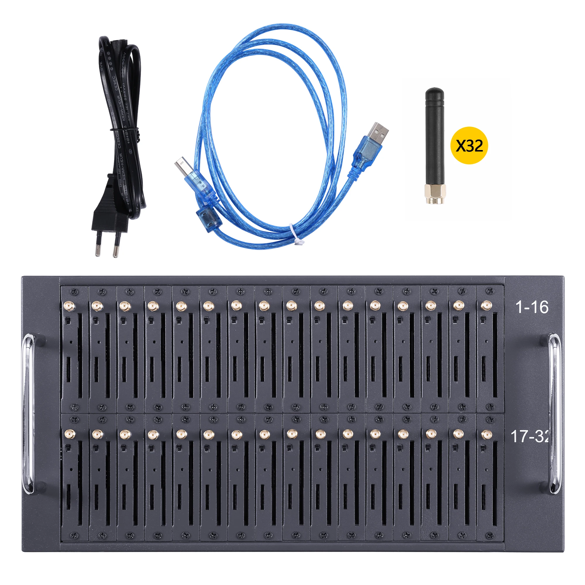 

Skyline TYH 32 ports 4g sms modem, 32 ports blast sms machine, support sms receiving/sending,IMEI change, AT command, sms caster