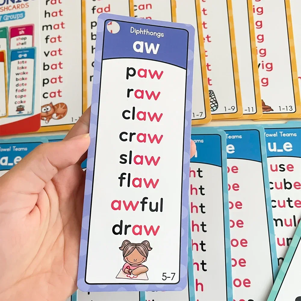 Phonics Vocabulary Flashcards 6