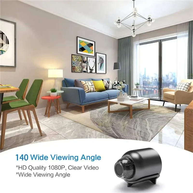 X5 Mini Camera HD 1080P Intelligent Home Security Intelligent Home Security Memory Card IP Camera 140 Degrees Night Vision 2026 3