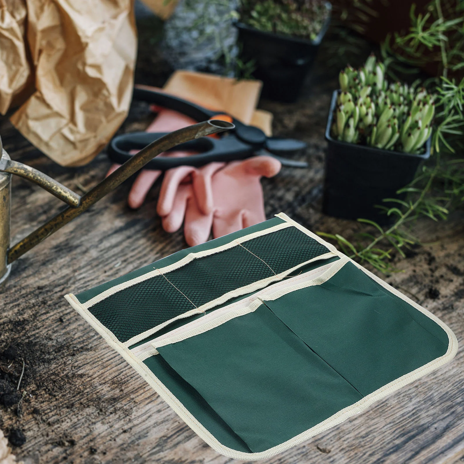 

Kneeling Stool Side Pockets Kneeler Seat Pouch Kit Bag Garden Portable Multiple