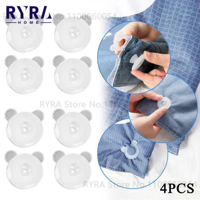 Borító A Rögzítőhorpító Ágy Duvrt Tartó Megfogott Paplan Klip Állványtisztító Csúszásálló Északi Ágynemű Ruhákhoz