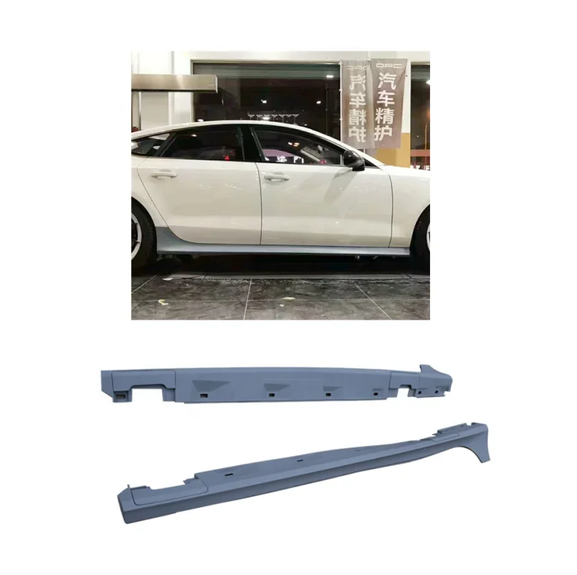 

Automotive Parts High Quality Side Skirts For Audi A7 S7 2008-2018 Replace Audi RS7 Style Side Skirts