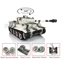 1/16 HENG LONG Model 7.0 Upgraded Metal Version German Tiger I RTR RC Tank 3818 RC Panzer Car TH19117-SMT4 1