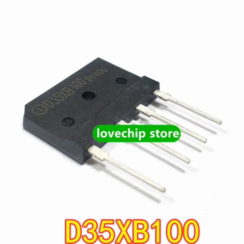 Lot De 5 Diodes Redresseuses ASEMI D35SB100 - Pour Alimentations, LED, Circuits Intégrés - Through Hole DIP-4