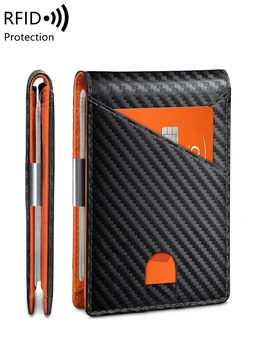 Portefeuille Minimaliste pour Hommes Ultra-Mince