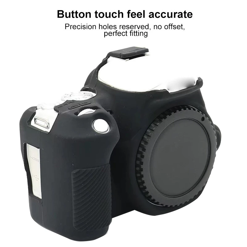 For Canon EOS 250D Soft Silicone Protective Case