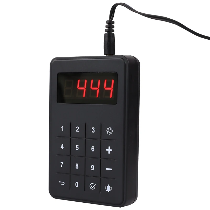 Number Calling System Wireless Queue Calling System Restaurant Pager Queue Management Wireless Keyboard for Bank Wireless Calling System