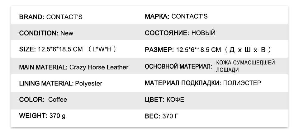 CONTACT'S männer Tasche Designer Echtes Leder Männer Kleine Schulter Tasche Vintage Umhängetasche Messenger Männlichen Geldbörse Telefon Taschen Handtasche – Detail 5