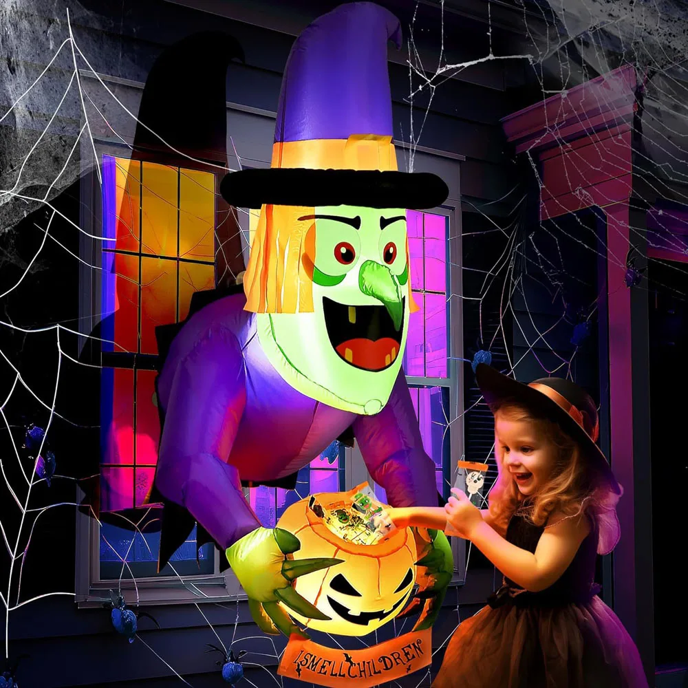 Giant 26Ft Halloween Inflatables Pumpkin Decorations Extra Large Halloween Bl – Christmas Decor World