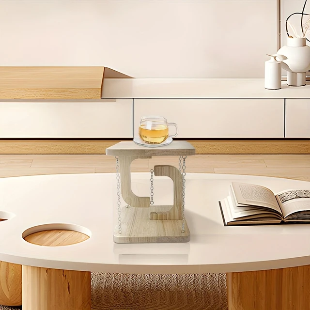 Tavolo Tensegrity In Legno - Giocattolo Scientifico Sospeso 12x13cm | Decorazione Scrivania Per Adulti