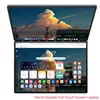 2024 New Dual Display Business Laptop Dual 14 inch Touch 2in1 Intel N100 12th DDR4 16GB 32GB Double Full Touch Screen Laptop 2