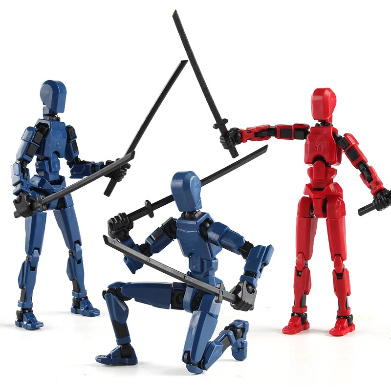 3D Multi-Jointed Movable Shapeshift Robot Creative Printed Mannequin Dummy Action Model Doll Toys Kid Decora for Girl Boys Gifts 4