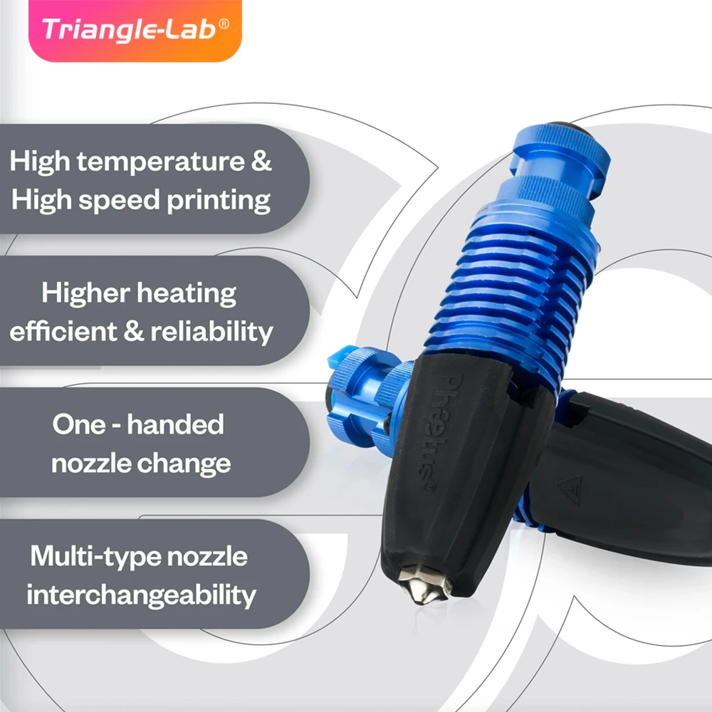 Trianglelab 新しい V2 Phaetus Rapido Hotend 2.0 HF 104NT PT1000