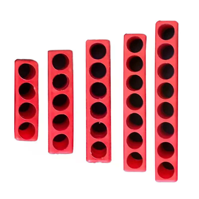 6.35mm 비트 홀더 10홀 1/4 홀더 드라이버 보관함 육각 샹크 드라이버 플라스틱 드라이버 보관함 드라이버 비트