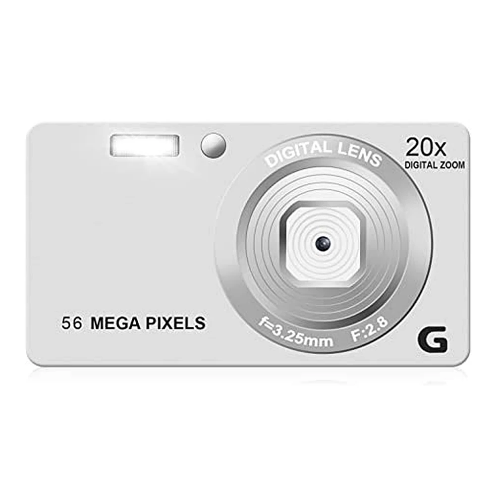 Self Timer Video Camera 2.7 Inch LCD Vlogging Camera 4K 56MP 56 Million Pixel Anti-Shake 20x Zoom Photography and Video digital camera