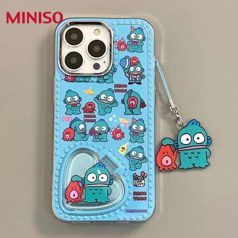

New Hangyodon Clownfish Mobile Phone Case Iphone14Promax Cartoon Cute Pendant 11/12/13Pro Max Fall Prevention Funny Soft Shell