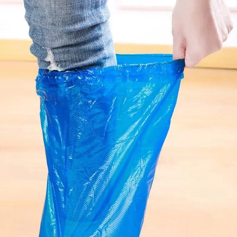 Shoe Covers Rain Shoe Covers Disposable Shoe Covers Plastic Shoe Cover 1/3/5Pairs Disposable shoe boots rain waterproof shoes cover men Ms. plastics Thickened Wear-resistant Isolation Foot Cover