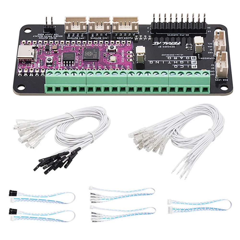 

Raspberry v1.1A Pico Fighting Board GP2040 Picoboot Keyboard Converter for PS3 Switch Console and PC