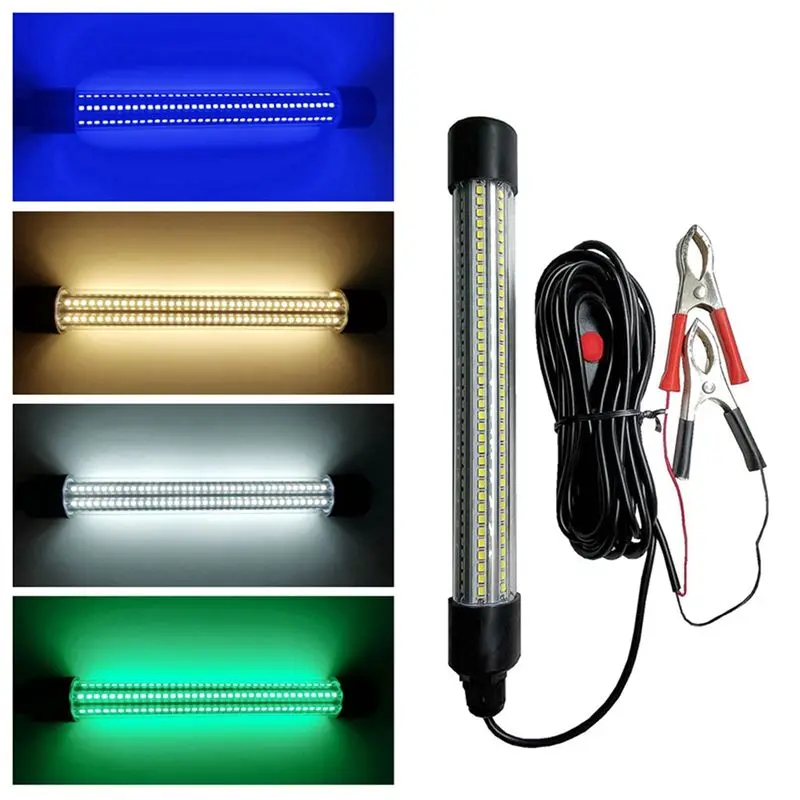 ABWZ-12V 24V 낚시 조명 20W 고출력 LED 수중 낚시 조명 IP68 방수 바다 낚시 조명 백색광