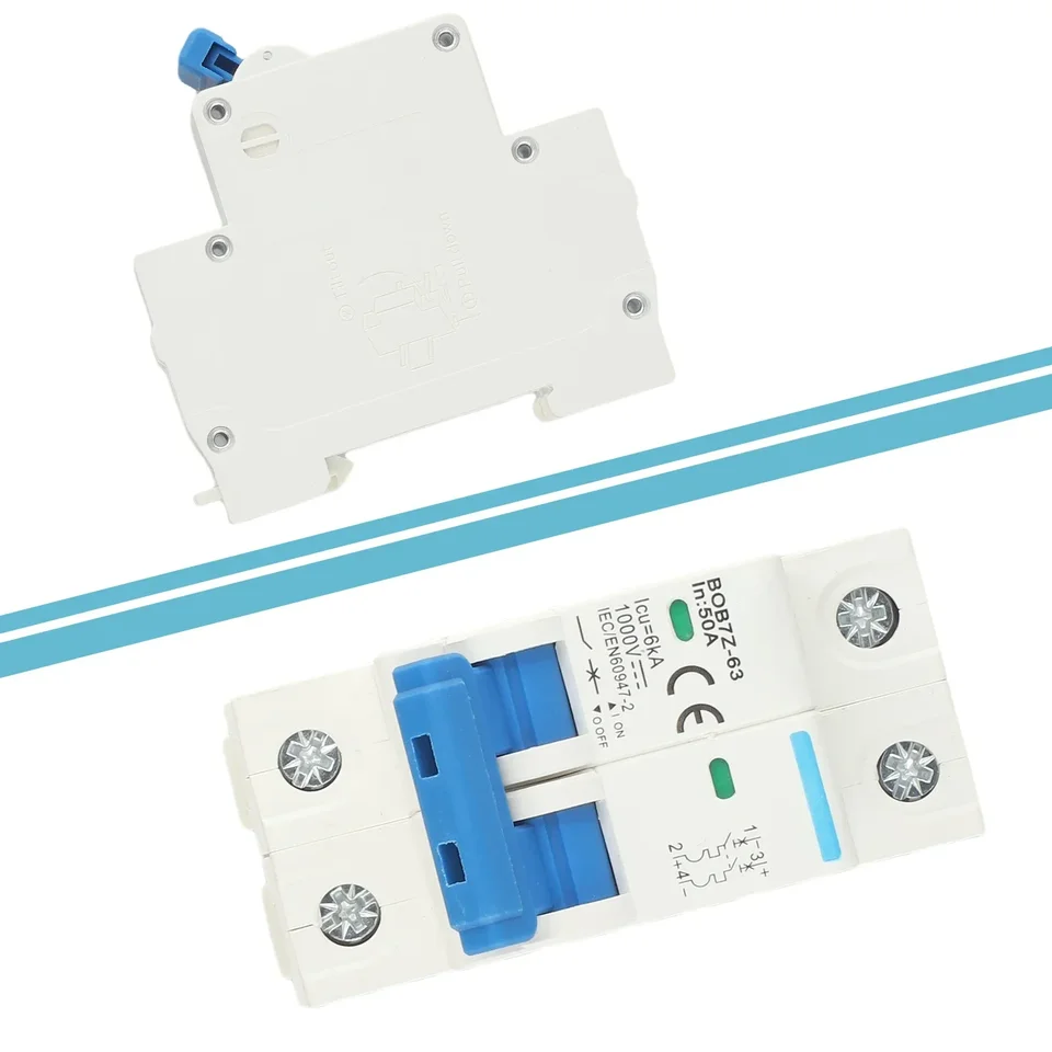 2P 32A 1000V DC Circuit Breaker – IP65 Waterproof PV Isolator Switch For Solar Power Systems, 6KA Breaking Capacity