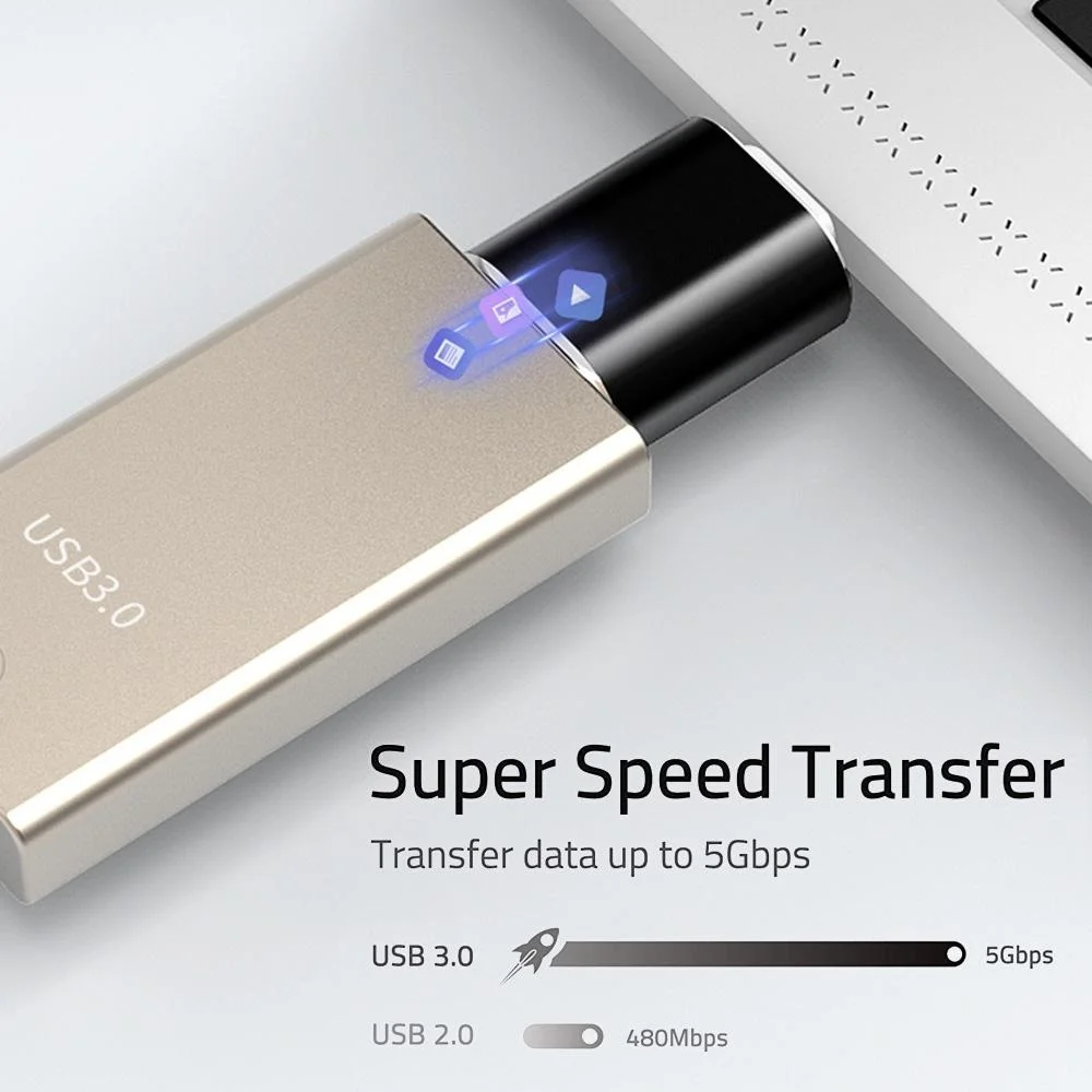 STONEGO USB 3.0 C 타입 OTG 충전기 어댑터 커넥터, PC 맥북 차량용 USB 아이패드용