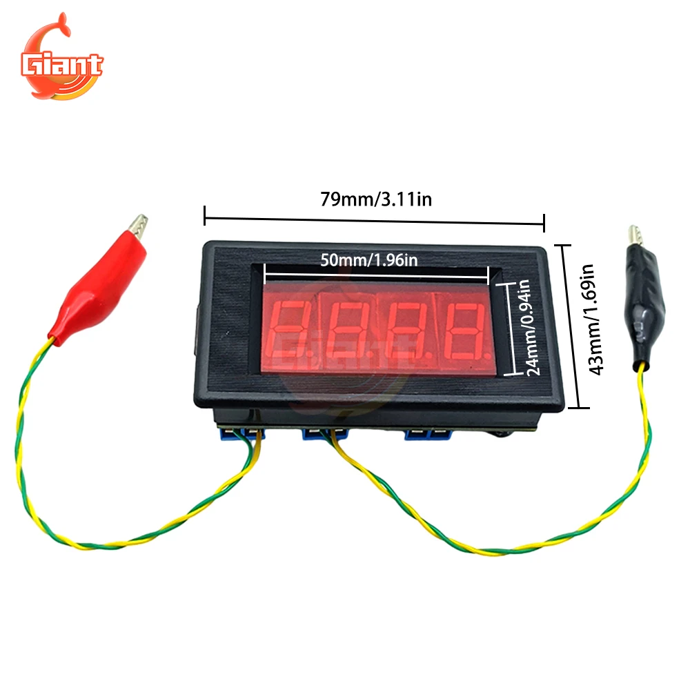 DC5V Digital Low Resistance Tester Voltmeter DIY Resistance Meter Voltage Tester Module Electronic Production Exercise Kit voltage tester resistance tester