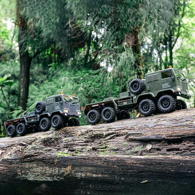 Camion Militaire RC TOUCAN HOBBY 1/18 – 8x8, 2 Vitesses, Châssis Métal, RTR