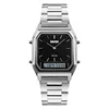 SKMEI 1220 Luxury Digital Watch for Men Sport Chronograph Steel Waterproof LED Display Quartz Mens Wristwatch 1612 Reloj Hombre