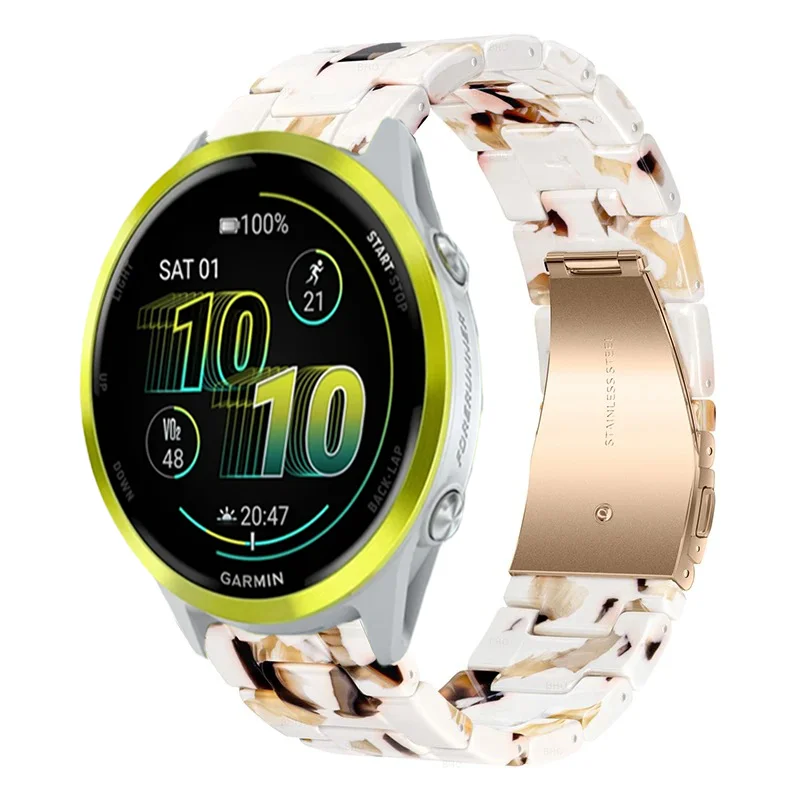 Elegant Resin Strap for Garmin Smartwatches – Available in 20/22mm