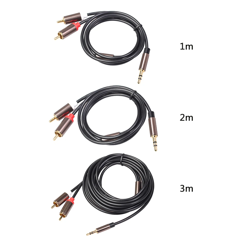 1/8 -2RCA  й, 3.5mm -2 RCA AUX  ̺, 3m