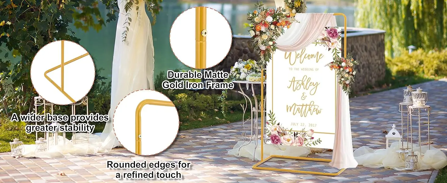 wedding sign stand